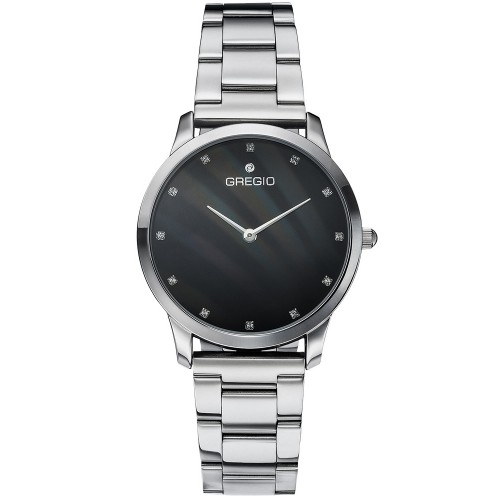 GREGIO Nora Silver Stainless Steel Bracelet GR123011