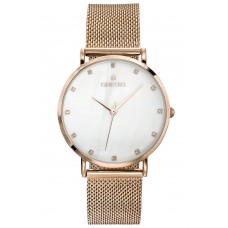 GREGIO Vivian Milanese Rose Gold Strap GR124030