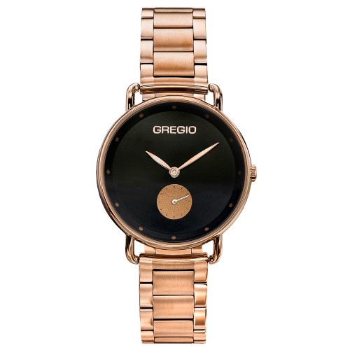 GREGIO Chrystie Rose Gold Stainless Steel Bracelet GR140033