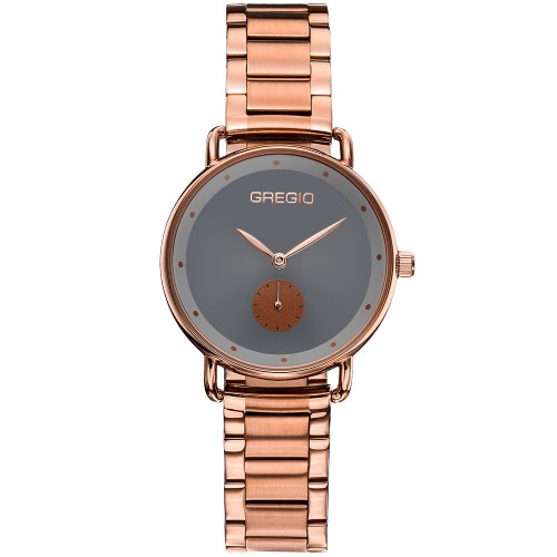 GREGIO Chrystie Rose Gold Stainless Steel Bracelet GR140034