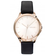 GREGIO Rosebery Black Leather Strap GR150081