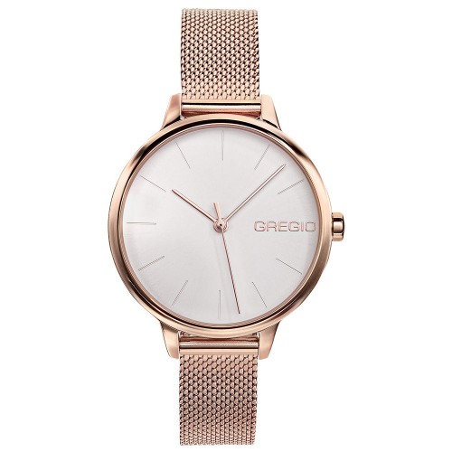 GREGIO Fiorella Rose Gold Stainless Steel Bracelet GR220030