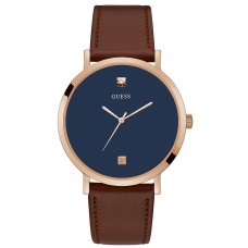 GUESS Brown Leather Strap GW0009G2