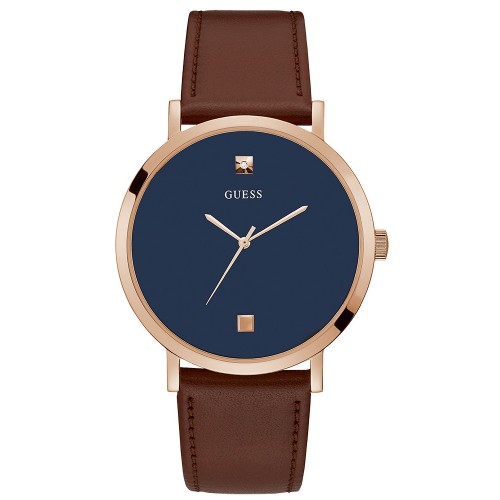 GUESS Brown Leather Strap GW0009G2