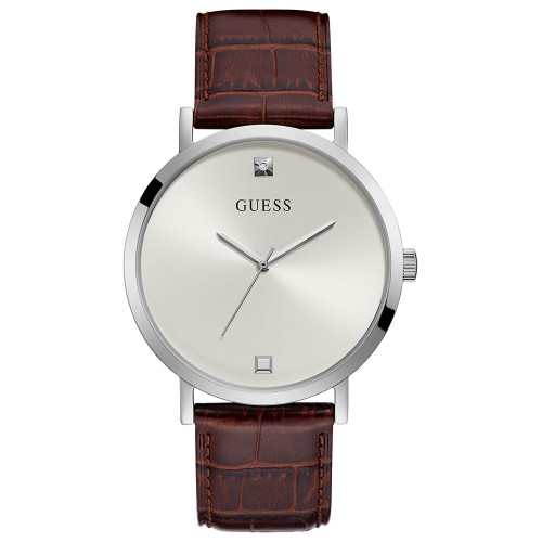 GUESS Brown Leather Strap GW0009G3