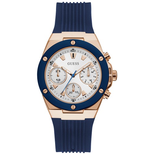 GUESS Blue Rubber Strap GW0030L5