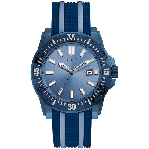 GUESS Blue Rubber Strap GW0055G2