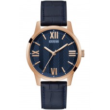 GUESS Campbell Blue Leather Strap GW0250G3