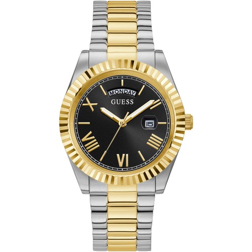 GUESS Connoiseur Two Tone Stainless Steel Bracelet GW0265G5