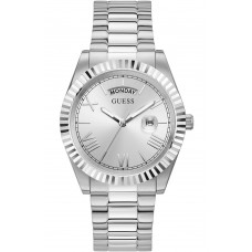 GUESS Connoisseur Silver Stainless Steel Bracelet GW0265G6