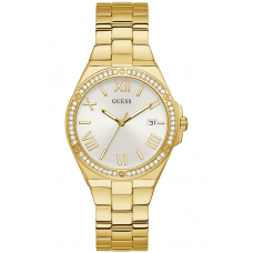 GUESS Harper Crystals Gold Stainless Steel Bracelet GW0286L2