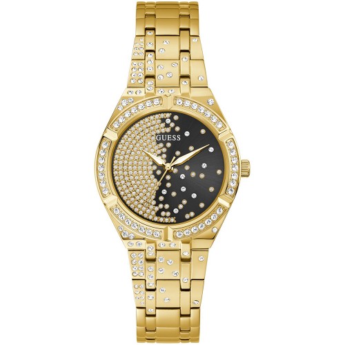 GUESS Afterglow Crystals Gold Stainless Steel Bracelet GW0312L2