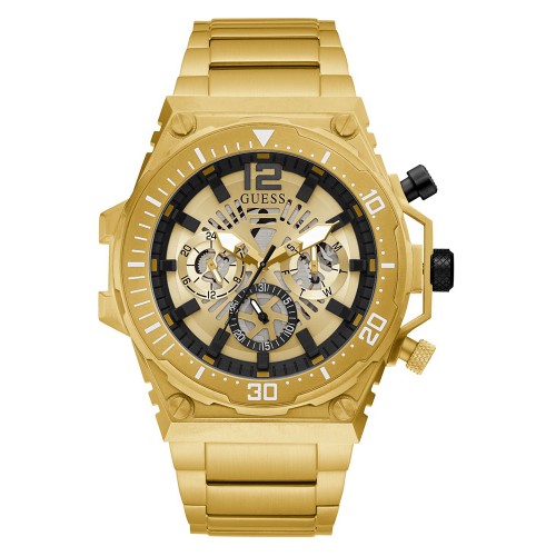 GUESS Exposure Gold Stainless Steel Bracelet GW0324G2