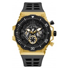 GUESS Exposure Black Rubber Strap GW0325G1