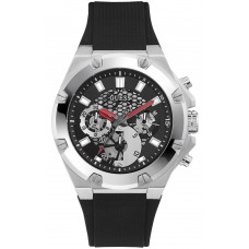 GUESS Third Gear Black Rubber Multifunction GW0334G1