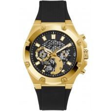 GUESS Third Gear Black Rubber Multifunction GW0334G2