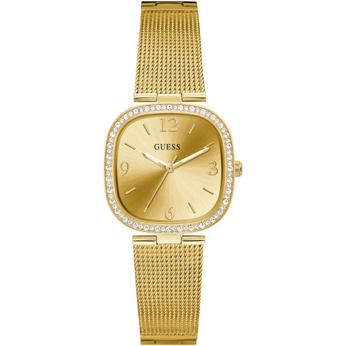 GUESS Tapestry Crystals Gold Stainless Steel Bracelet GW0354L2
