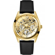 GUESS Tailor Black Leather Strap GW0389G2
