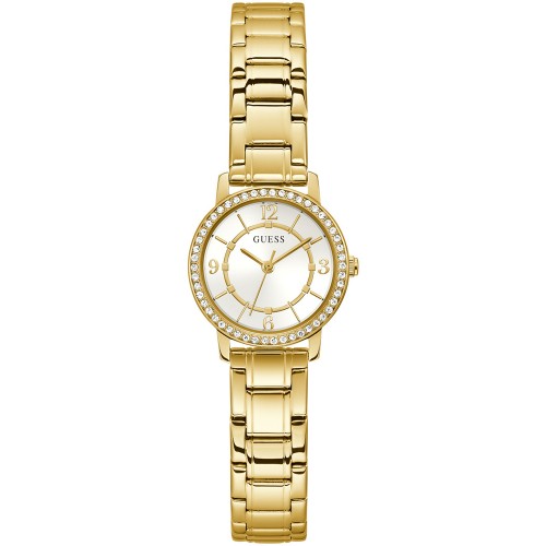 GUESS Melody Crystals Gold Stainless Steel Bracelet GW0468L2