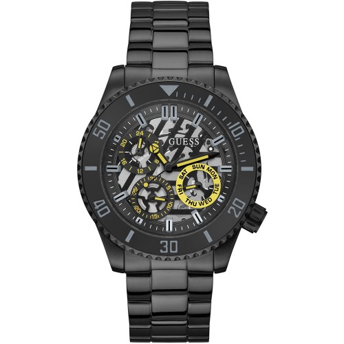 GUESS Axle Black Stainless Steel Multifunction GW0488G3