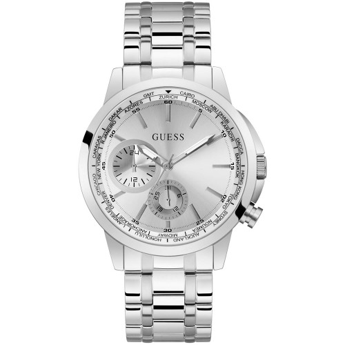 GUESS Spec Silver Stainless Steel Multifunction GW0490G1