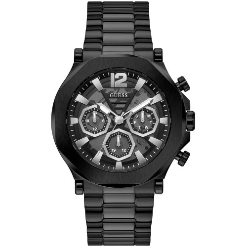 GUESS Edge Black Stainless Steel Bracelet GW0539G3