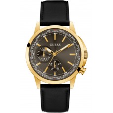 GUESS Spec Black Leather Multifunction GW0540G1