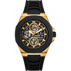 GUESS Front Runner Black Rubber Multifunction GW0577G2