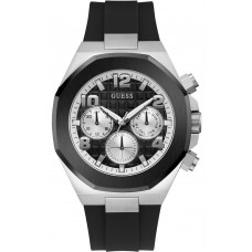GUESS Empire Black Rubber Multifunction GW0583G1