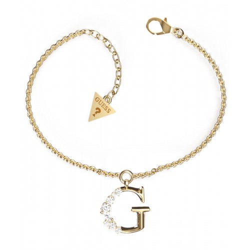 GUESS Βραχιόλι από επιχρυσωμένο ανοξείδωτο ατσάλι JUBB01116JWYGS