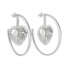 GUESS Σκουλαρίκια από ανοξείδωτο ατσάλι JUBE01068JWRHT-U