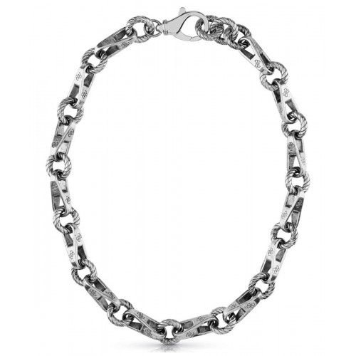 GUESS Κολιέ από ανοξείδωτο ατσάλι JUBN01002JWAST-U