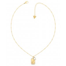 GUESS Κολιέ από επιχρυσωμένο ανοξείδωτο ατσάλι JUBN01130JWYGT-U