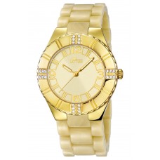 LOTUS Crystals Beige Rubber Strap L15910/2