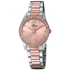 LOTUS Crystals Two Tone Stainless Steel Bracelet L18384-2