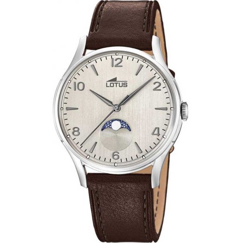 LOTUS Brown Leather Strap L18427-1