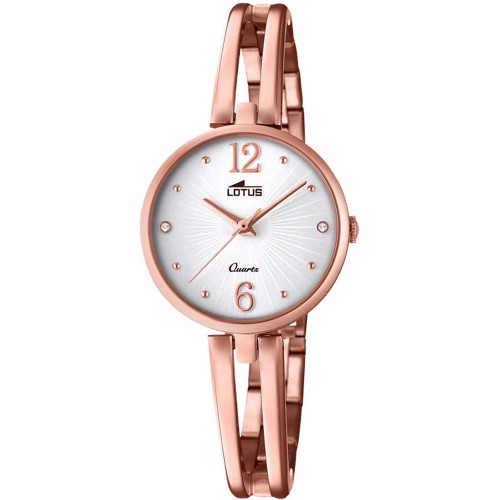 LOTUS Crystals Rose Gold Stainless Steel Bracelet L18444-1