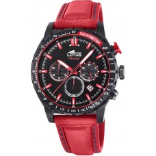 LOTUS Red Leather Chronograph L18588/3