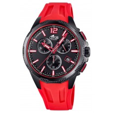 LOTUS Red Rubber Chronograph L18591/2