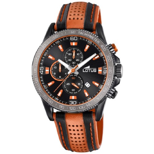 LOTUS Two Tone Leather Chronograph L18592/1