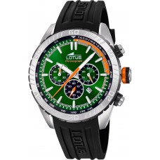 LOTUS Black Rubber Chronograph L18679/5