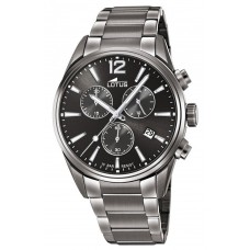LOTUS Grey Stainless Steel Chronograph L18682/1