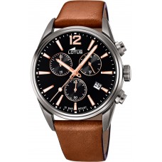 LOTUS Brown Leather Chronograph L18683/2