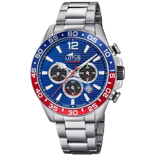 LOTUS Silver Stainless Steel Chronograph L18696/1