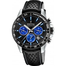 FESTINA Black Leather Chronograph F20561/6
