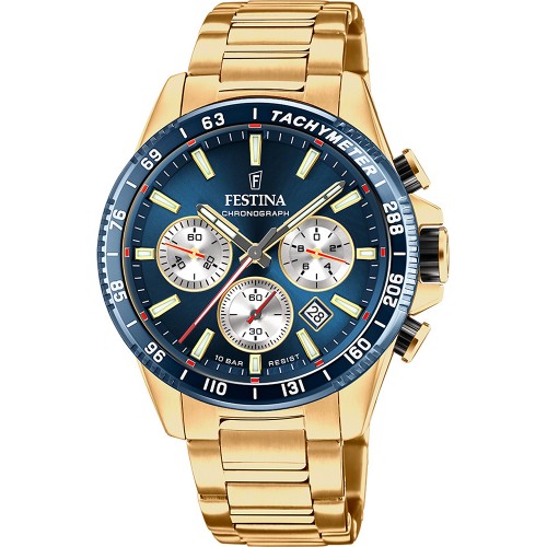 FESTINA Gold Stainless Steel Chronograph F20634/2