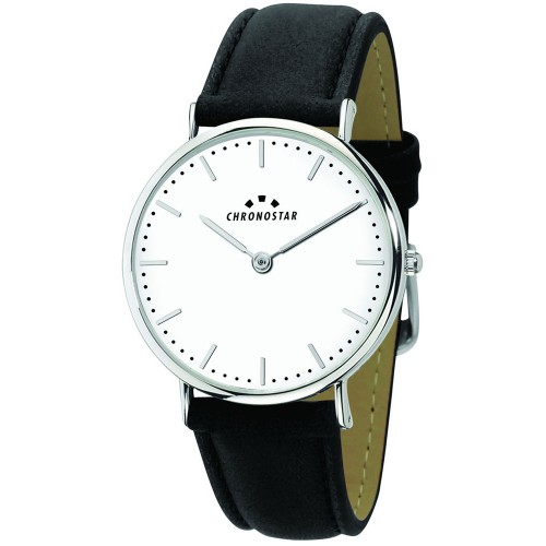 CHRONOSTAR Black Leather Strap R3751252018