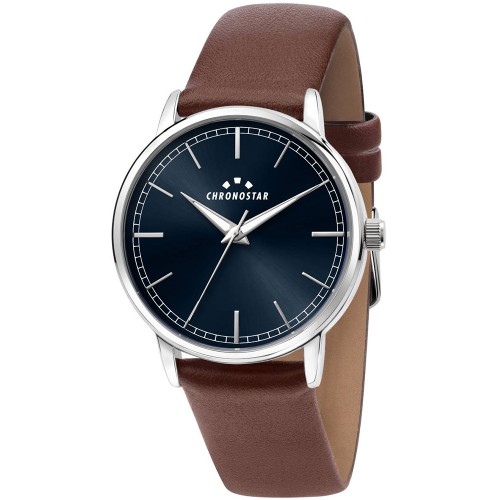 CHRONOSTAR Gentleman Brown Leather Strap R3751296002