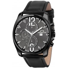 CHRONOSTAR Square Black Leather Strap R3751299002