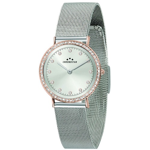 CHRONOSTAR Crystals Metallic Bracelet R3753252519